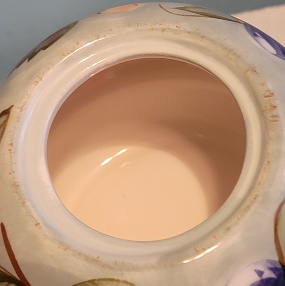 Vtg. Single Teapot & Cup Stackable Ceramic Set, Santa Rosa Pattern - Picture 5 of 6